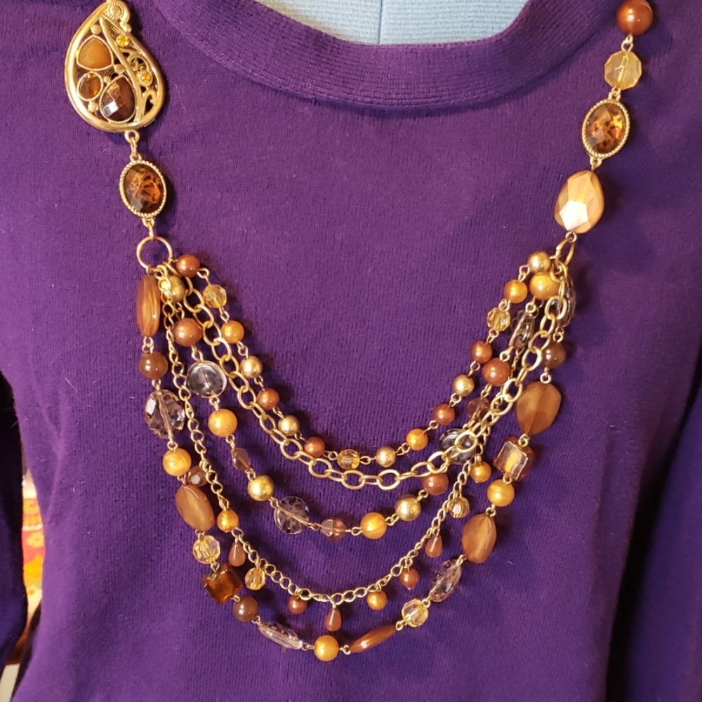 Fabulous chunky textured necklace